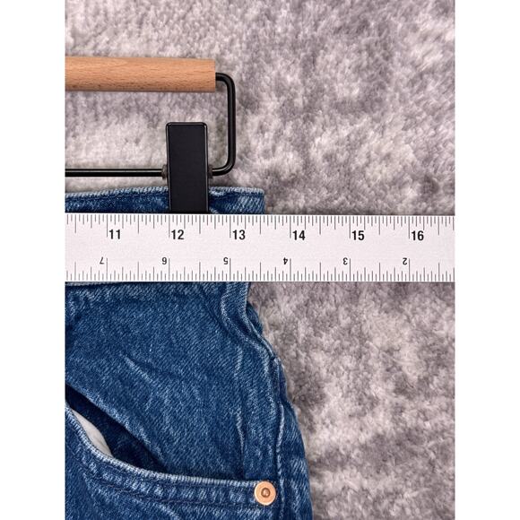 Mother Jeans 26 Womens Snacks! High Waist Double Strack Ankle Retro Denim - Picture 3 of 9